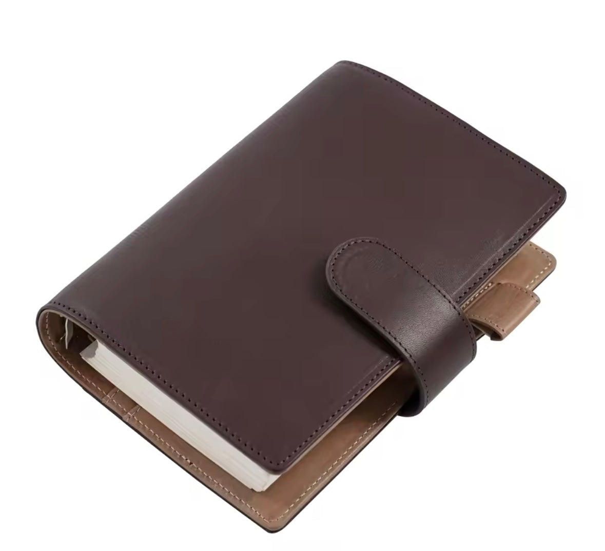 Moterm Personal Size Elite 25mm Rings Vegetable Tanned Leather Planner