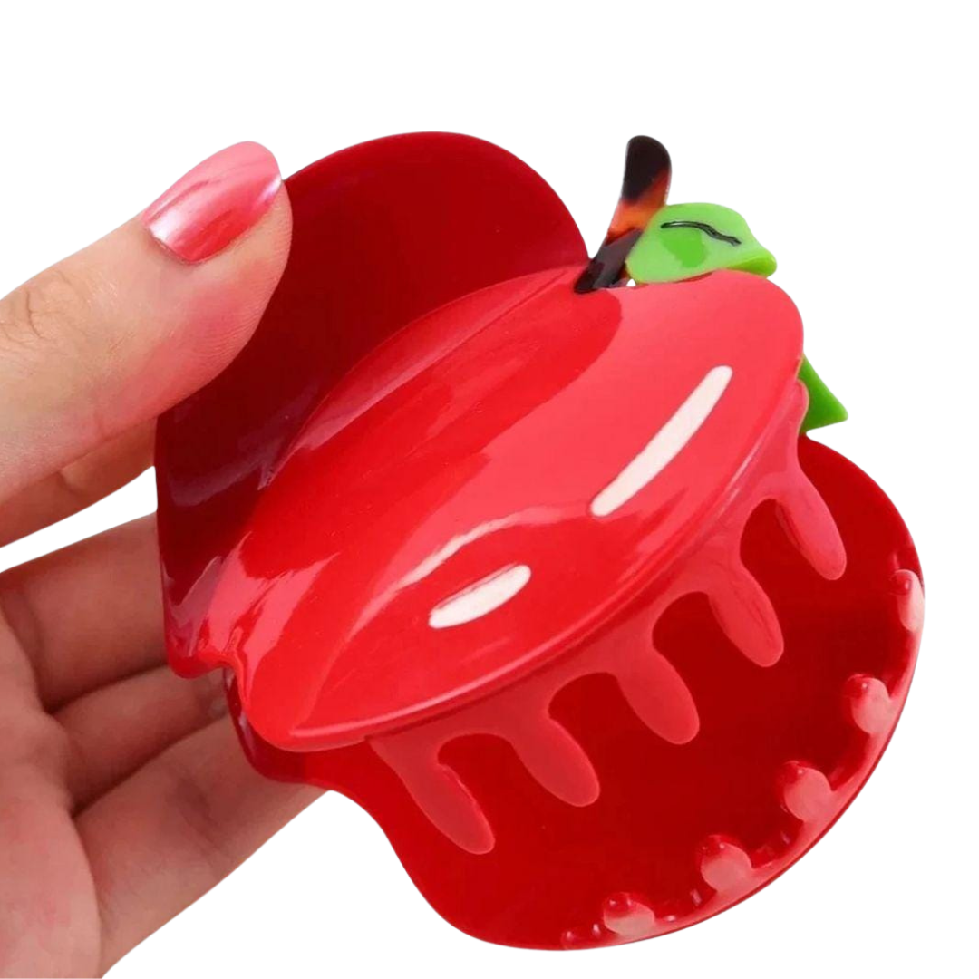 1 piece apple hair claw clip