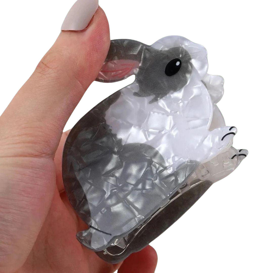 1 piece bunny hair claw clip