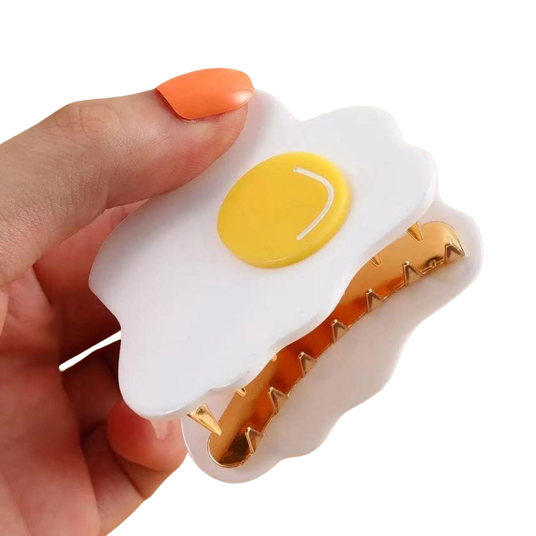 1 piece egg hair claw clip