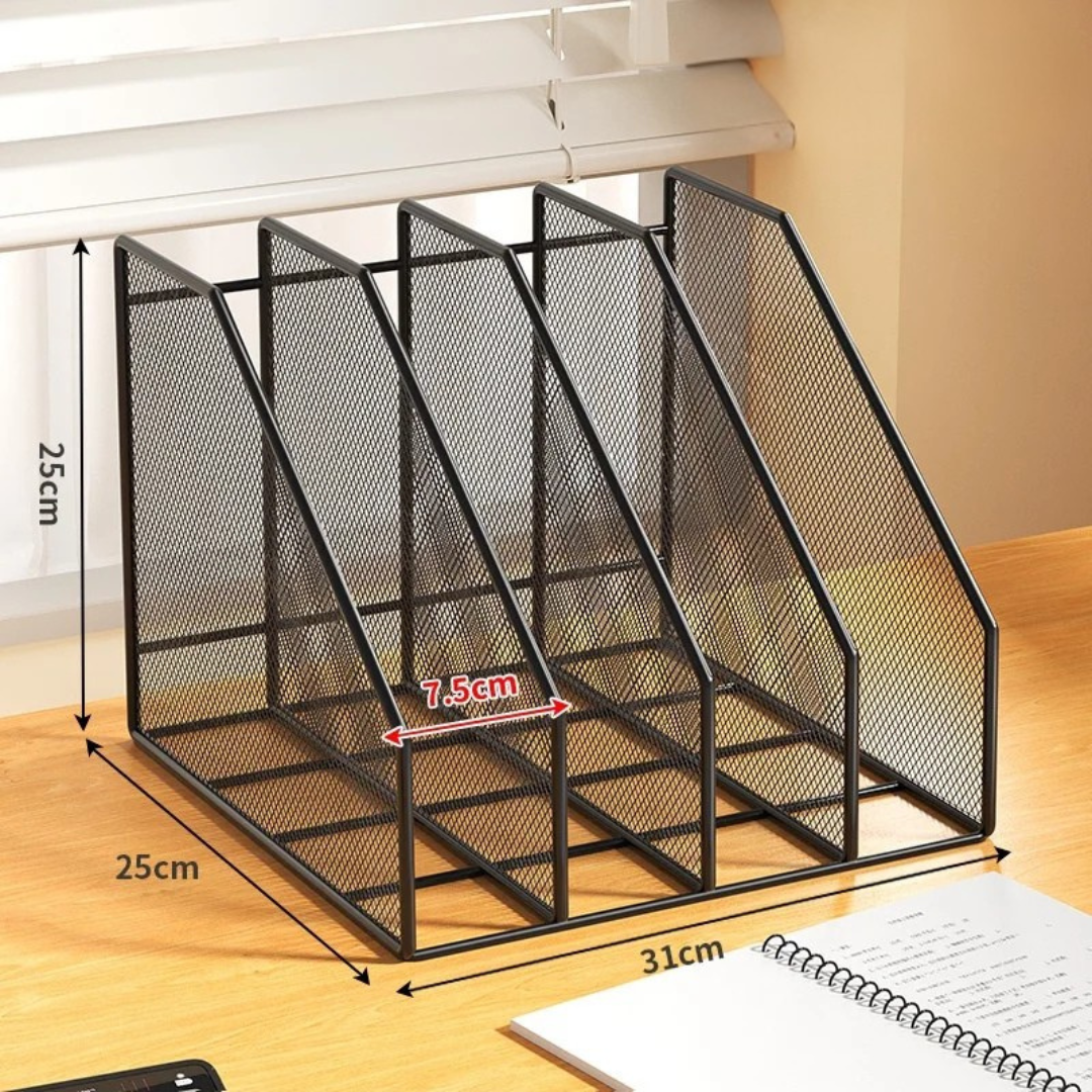 Metal vertical File Rack