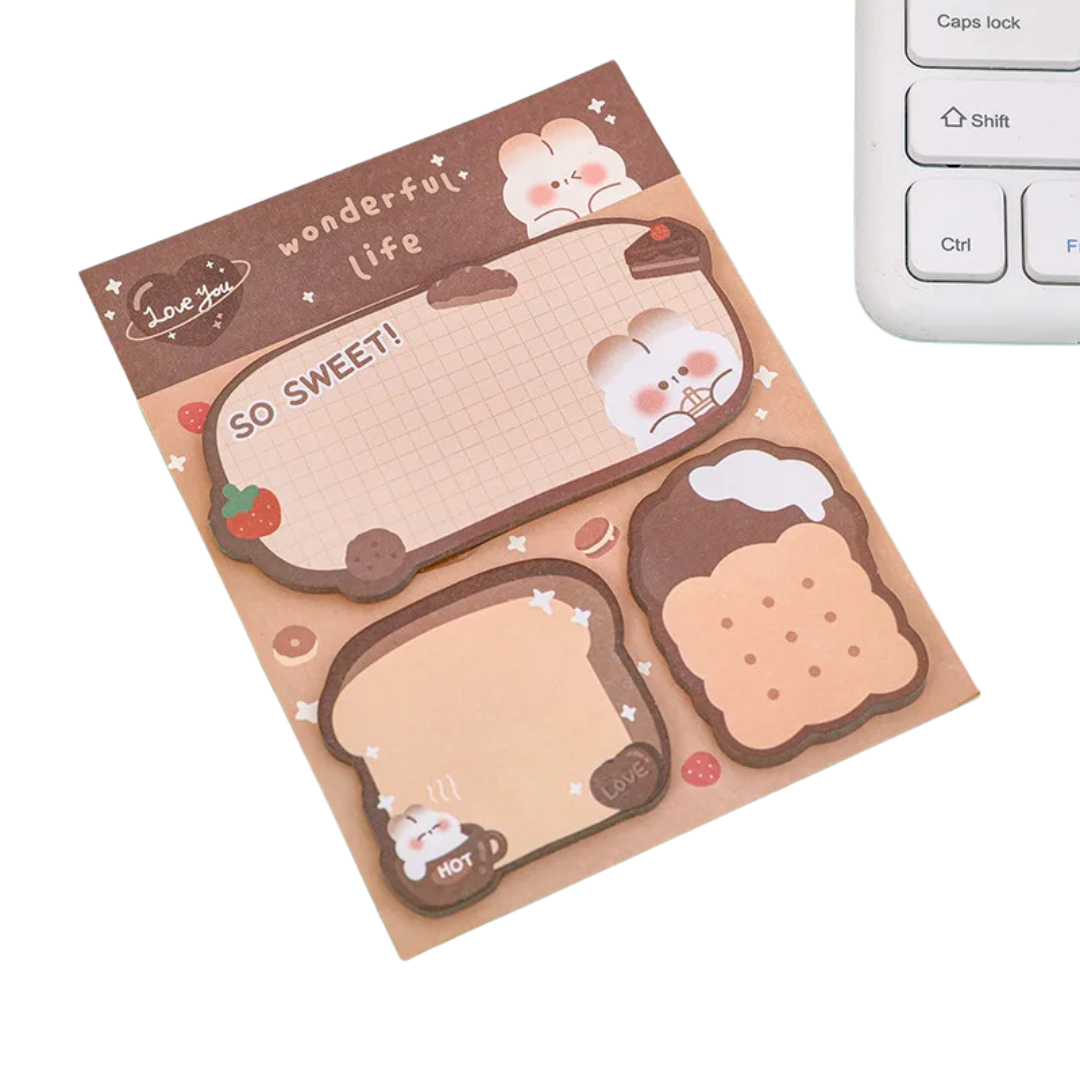 Kawaii Cartoon Sticky Notes Memo Pad