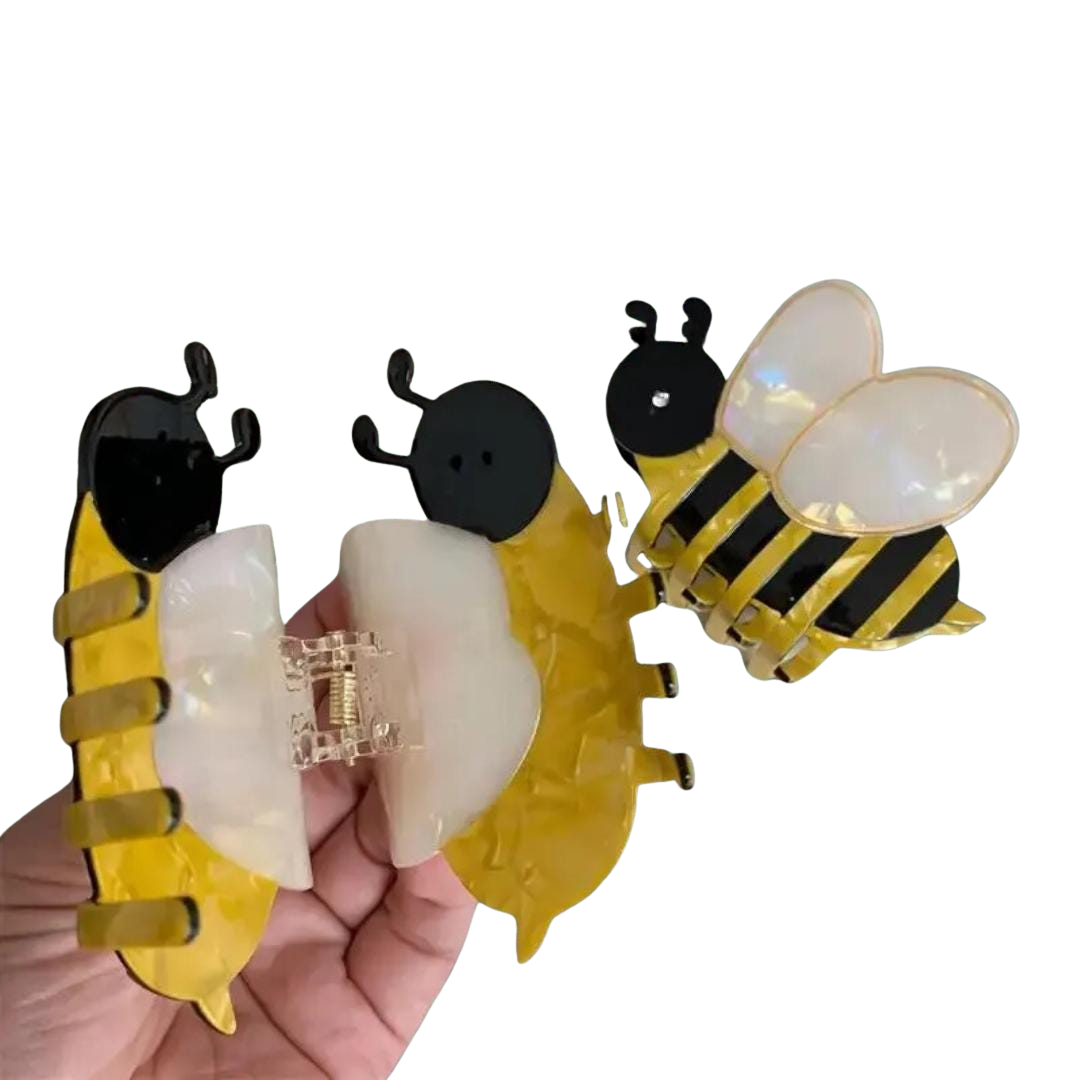 1 piece bee hair claw clip