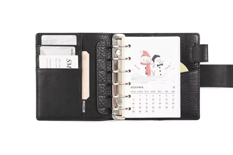 Moterm Pocket/A7 Elite Vegetable Tanned Leather 25mm Rings Planner