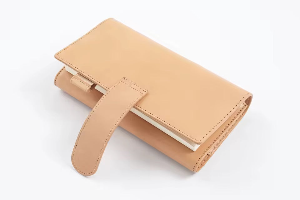 Moterm Weeks Trifold Vegetable Tanned Leather Planner Cover