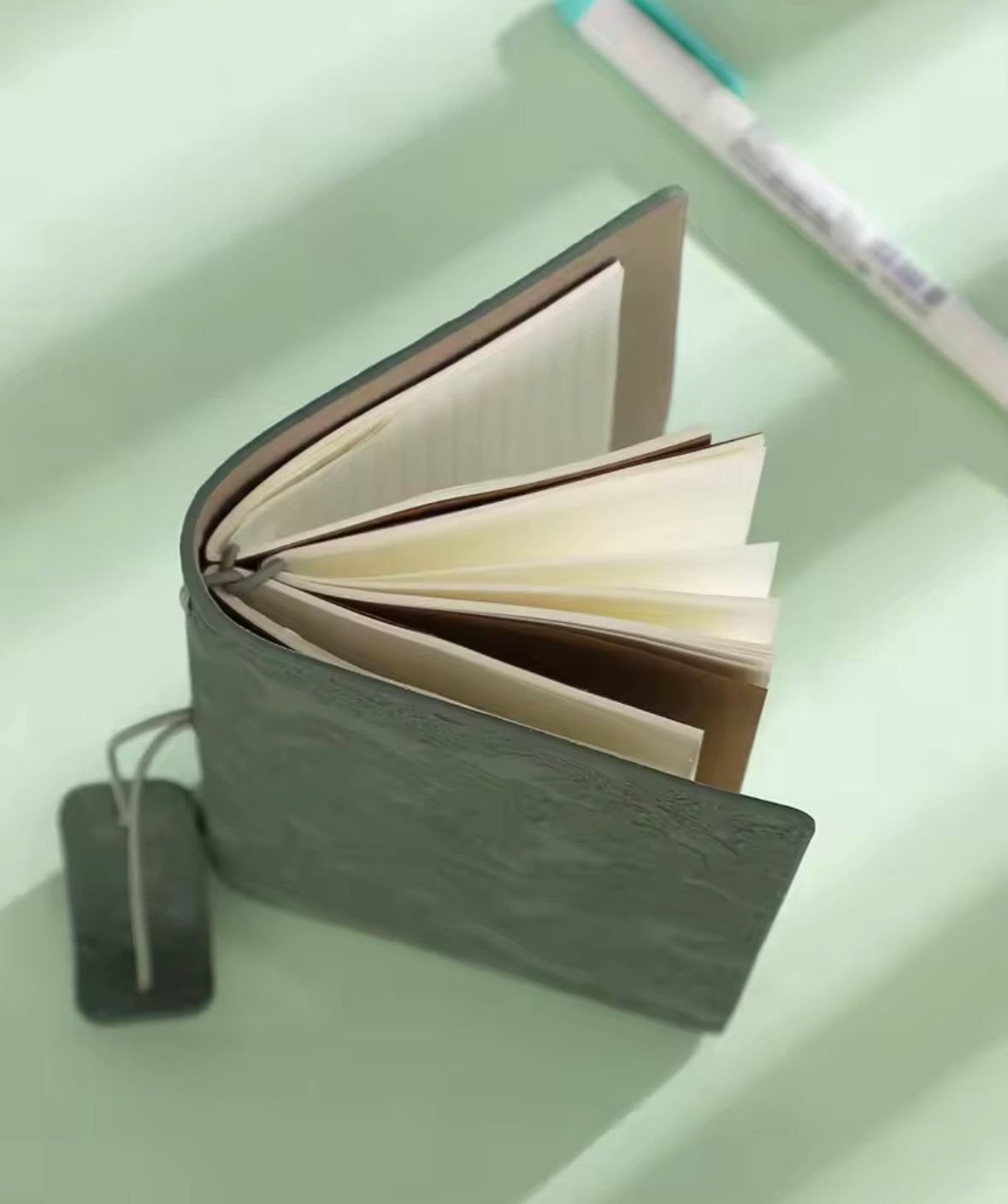 A6 Vintage Embossed Lace Strap Notebook