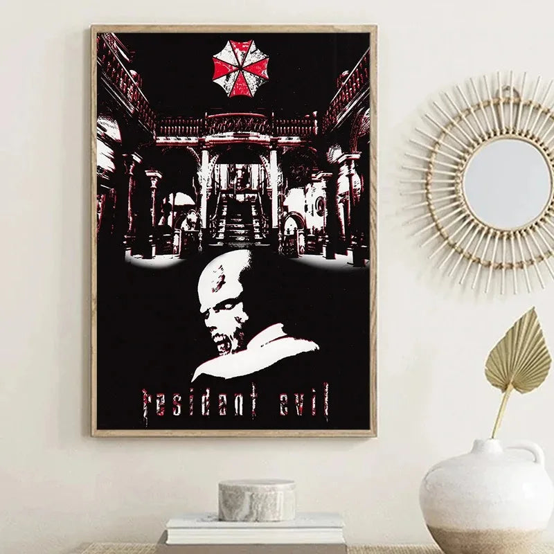 Resident-Evil Game Poster Canvas print