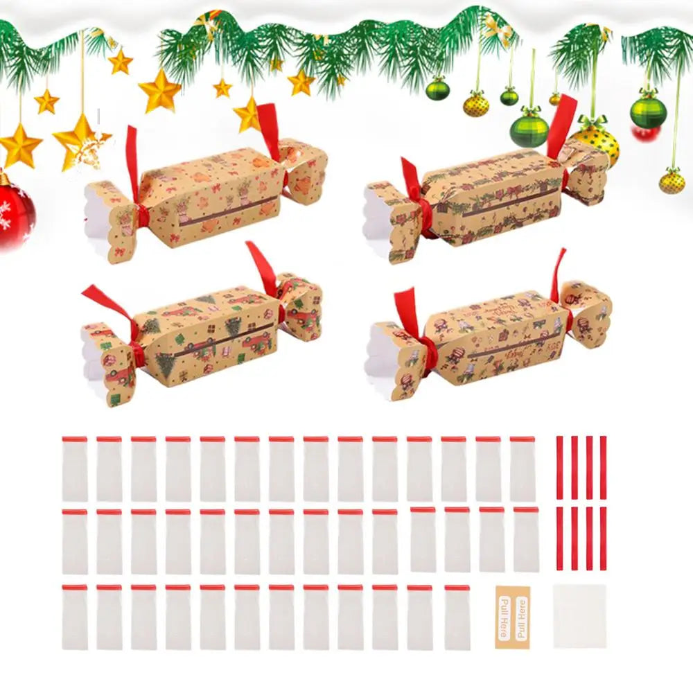 4pcs Christmas Money Pull Box
