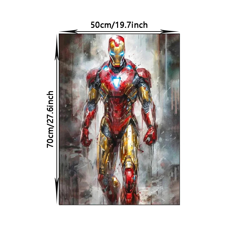 Superhero movie wall art poster