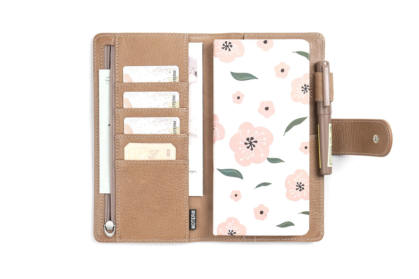 Moterm elite weekly full grain vegetable leather cover
