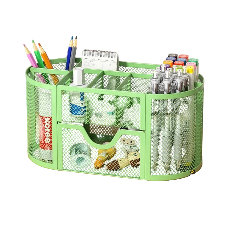 Mesh oval Desk Organizer