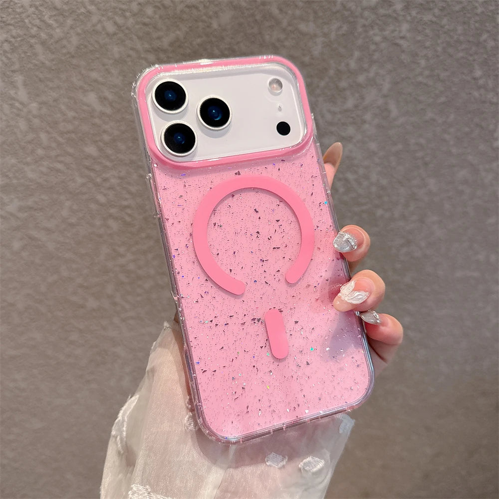 Jelly Glitter Case For iPhone