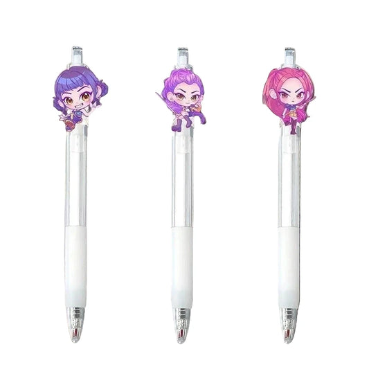 3Pcs k Demon Hunters Black Pen