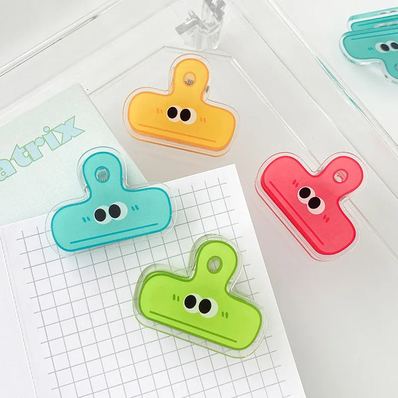 Double Sided Kawaii Smile Paper Clips