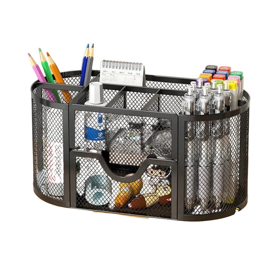Mesh oval Desk Organizer