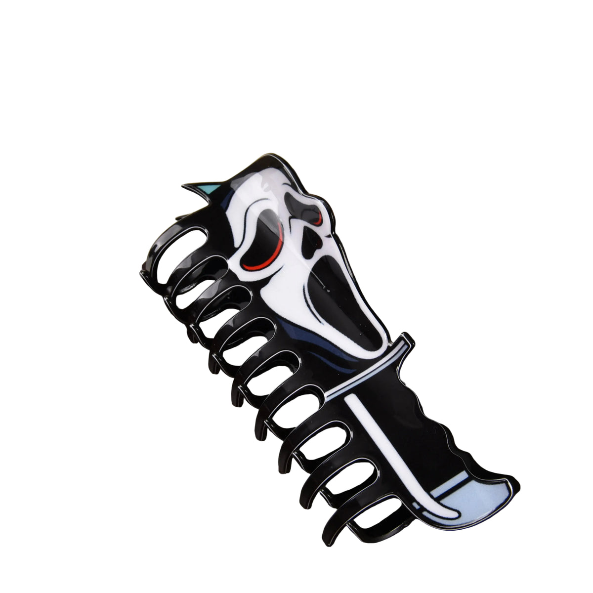 Horror Series half face Hair Claw clips