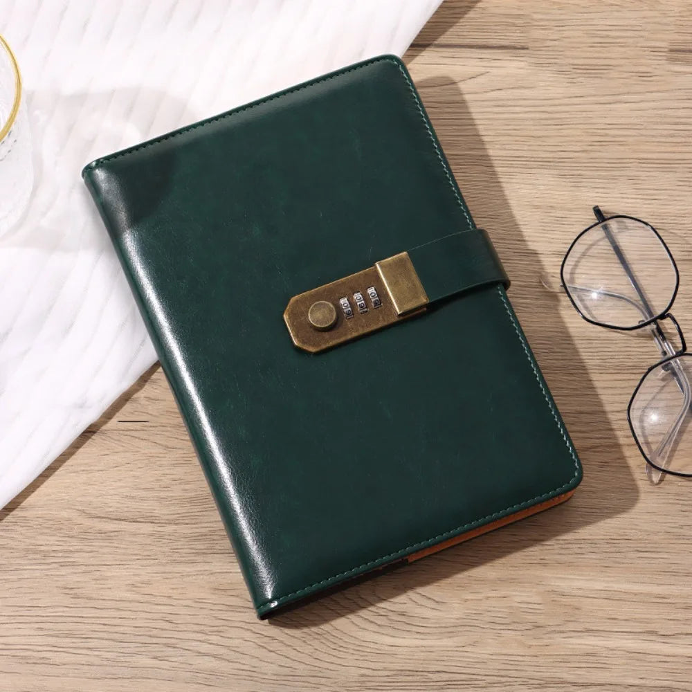 200 Pages A5 Notebook with Coded Lock