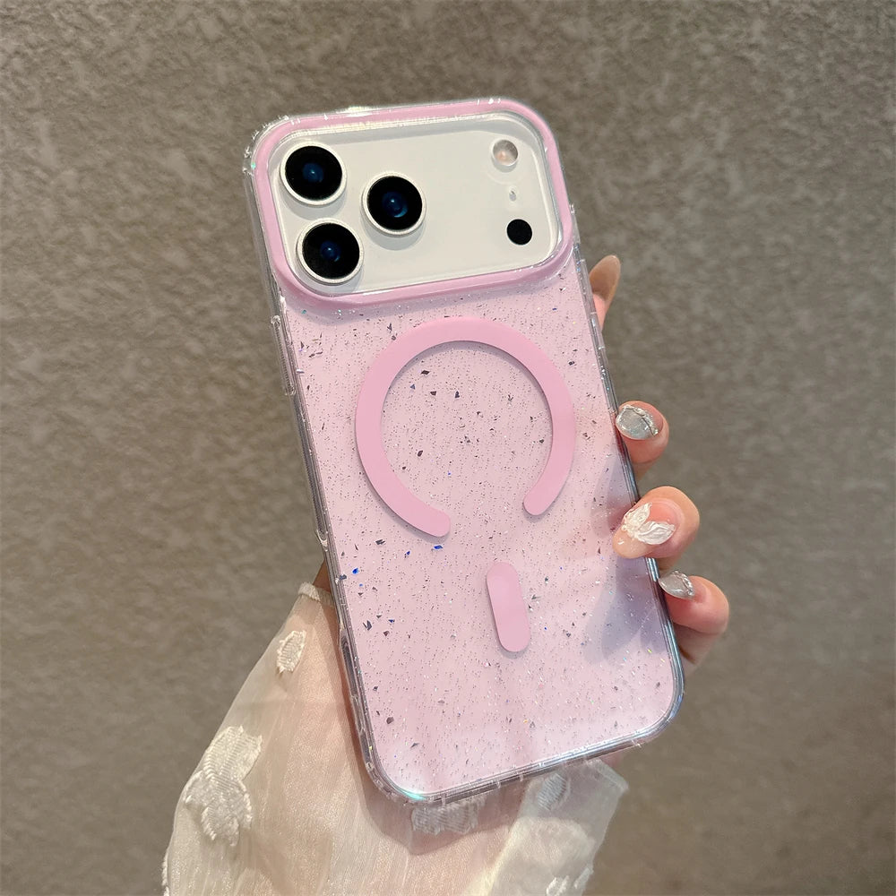 Jelly Glitter Case For iPhone