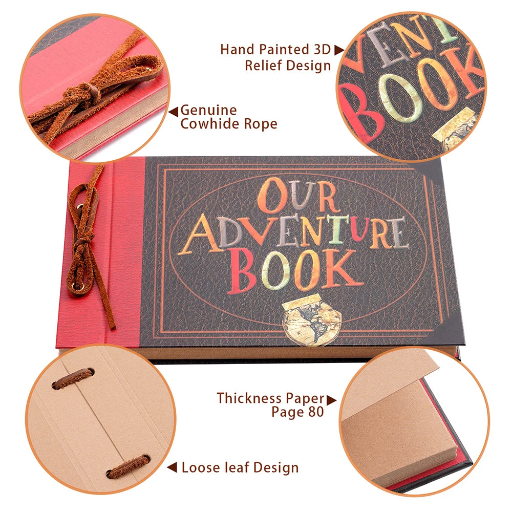 40 Page Photo Album- Our Adventure Book