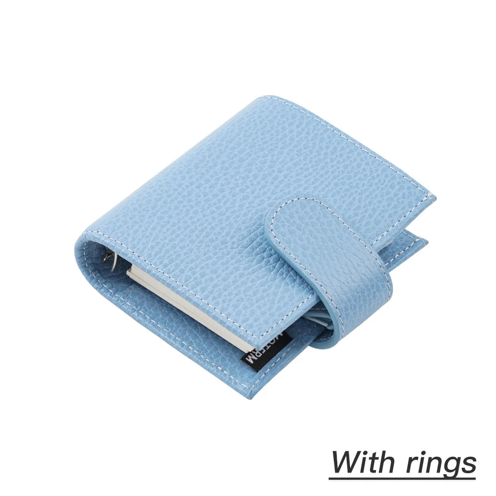 Moterm Firm Pebbled Grain Leather Sky Blue journals