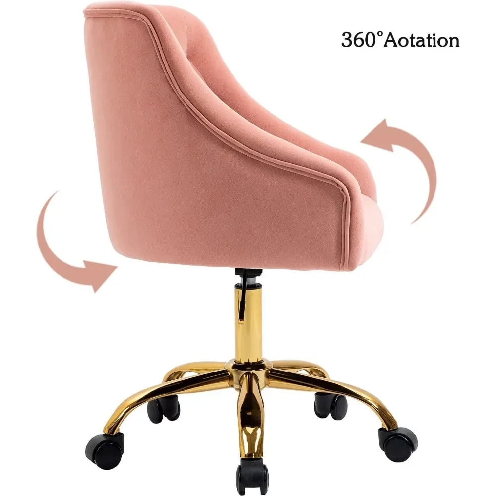 Home Office Desk Chair Modern Velvet