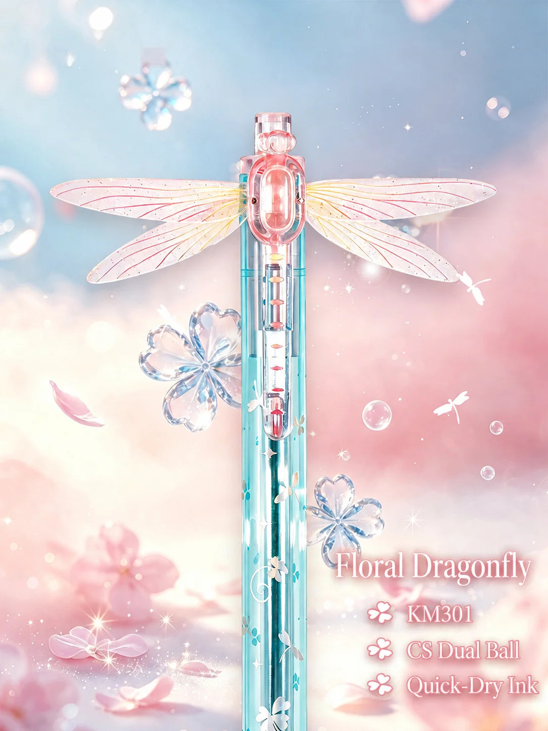 Dragonfly Wing Click Pen