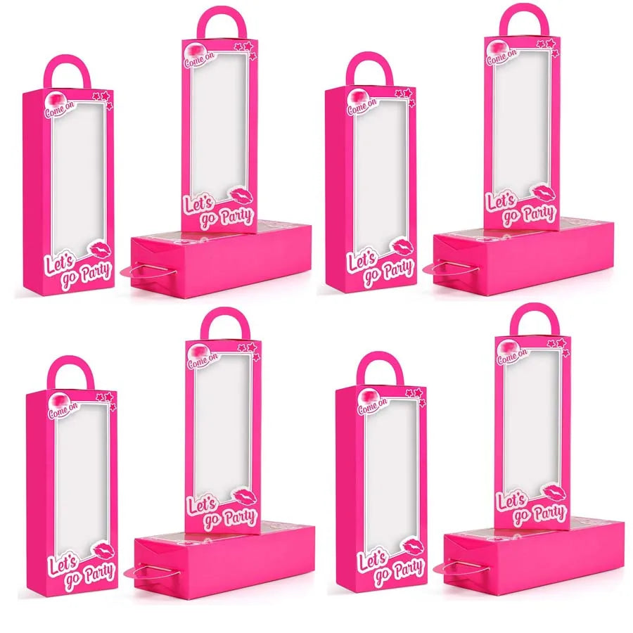 12PCS Pink Doll Party Favor Boxes