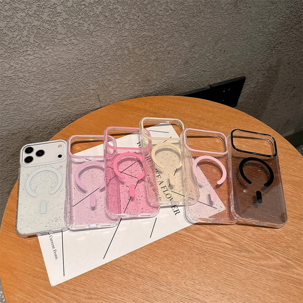 Jelly Glitter Case For iPhone