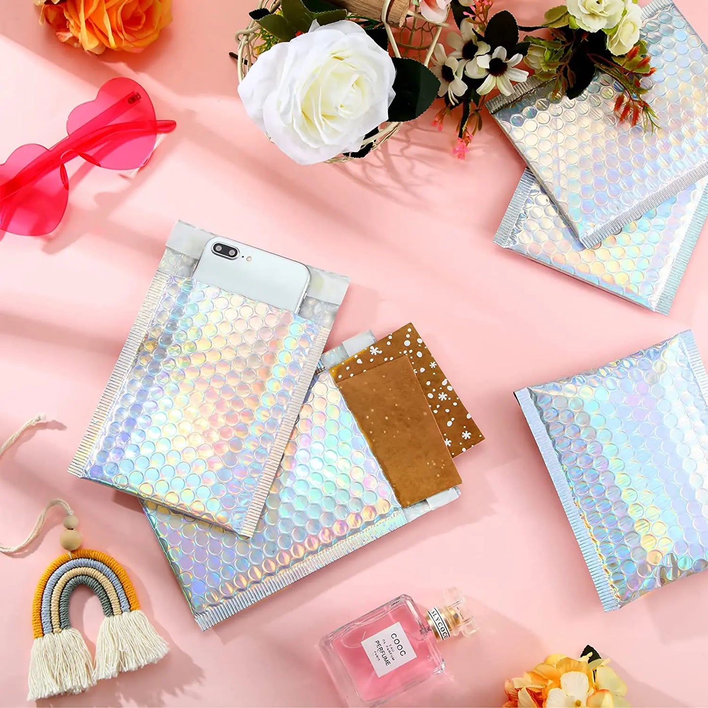 30pcs Laser Bubble Mailers