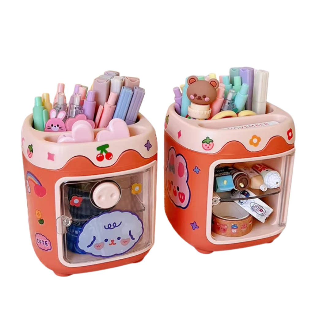 Kawaii storage Holder Desk Organizer