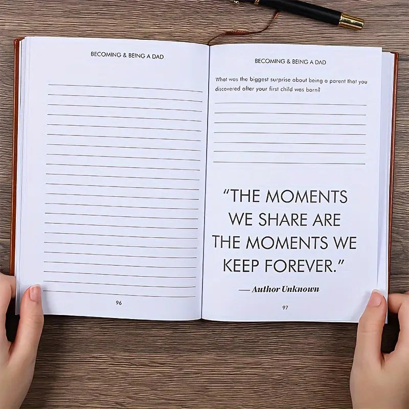 Dad, I Want To Hear Your Story: Father's Guided Life and Love Sharing Notebook