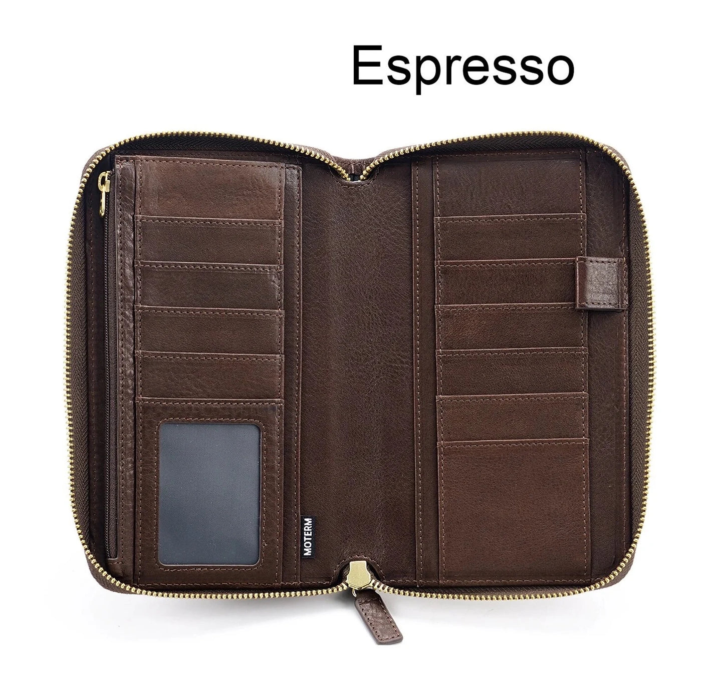Moterm Full Grain Vegetable Tanned Zip Weeks 2.0 cover