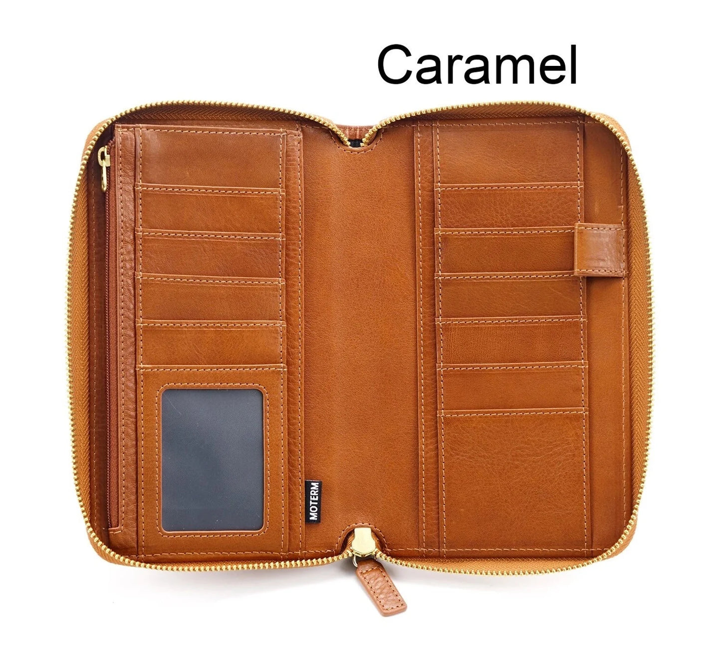 Moterm Full Grain Vegetable Tanned Zip Weeks 2.0 cover