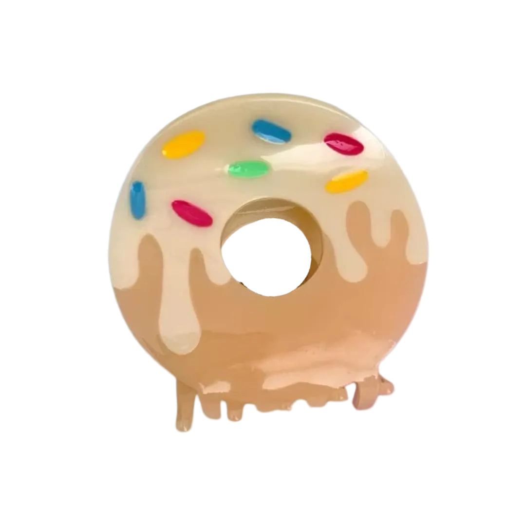 1 piece donut hair claw clip