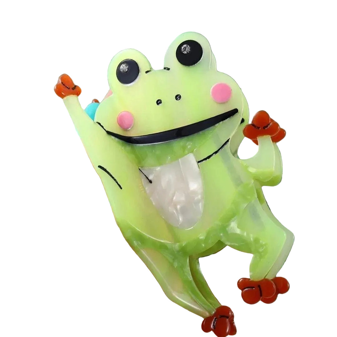 1 piece frog hair claw clip