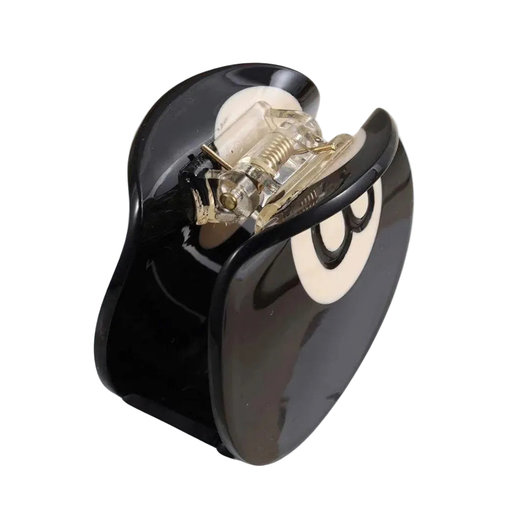 1 piece 8 ball pool hair claw clip