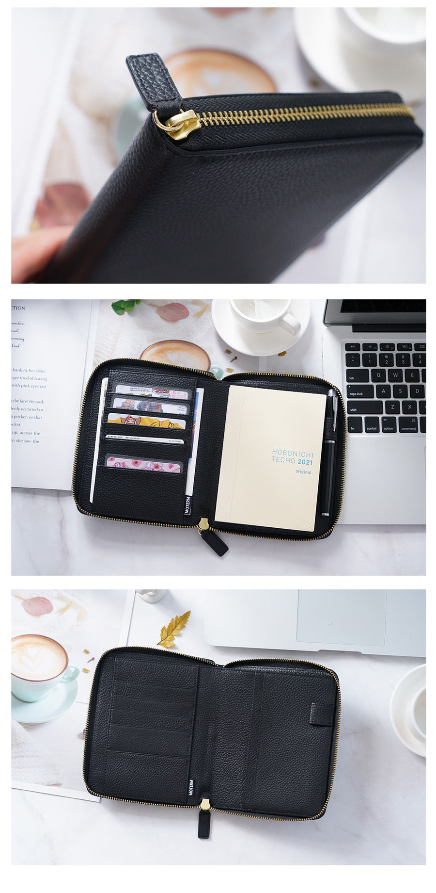 Moterm A6 Zip Cover with Back Pocket