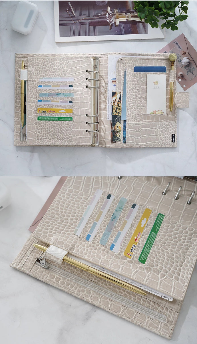 Moterm Luxe A5, Cream Croc Setup — Planner Tips and Supplies (PT:1), by  Chloe Crisp