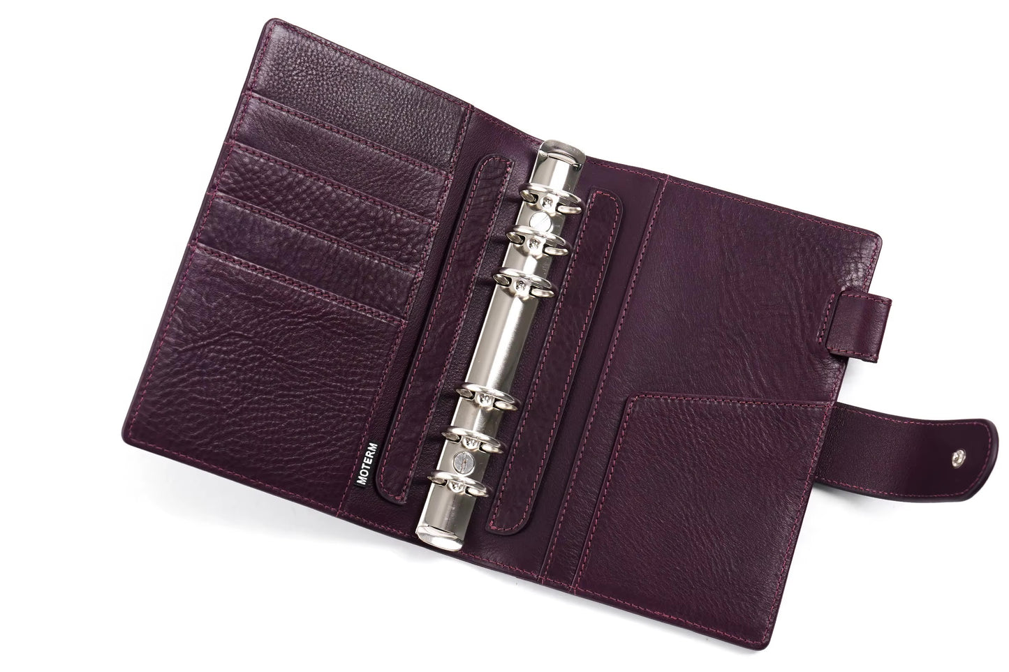 Moterm Personal Size Elite 25mm Rings Vegetable Tanned Leather Planner