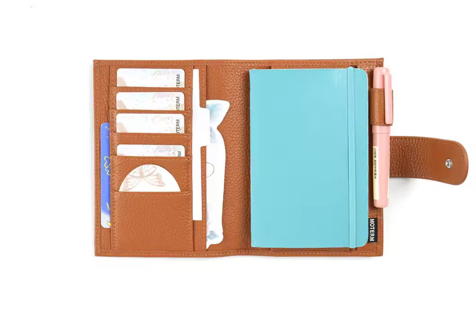 Moterm Pocket Moleskine pebbled leather journal cover