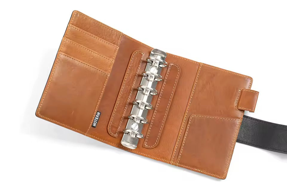 Moterm Pocket/A7 Elite Vegetable Tanned Leather 25mm Rings Planner