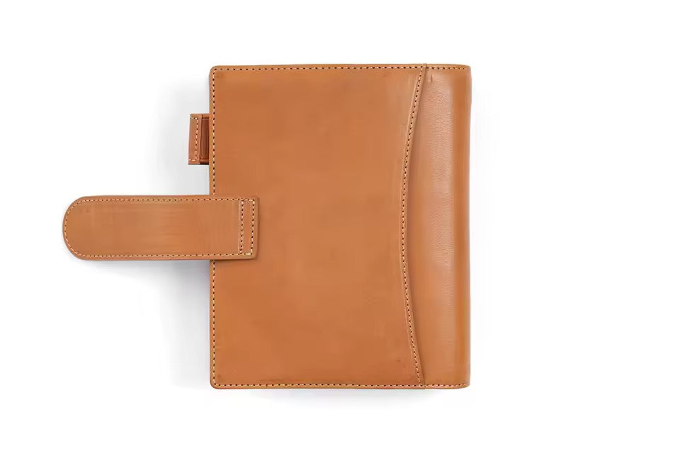 Moterm A6 Size Elite Vegetable Tanned leather Rings Planner
