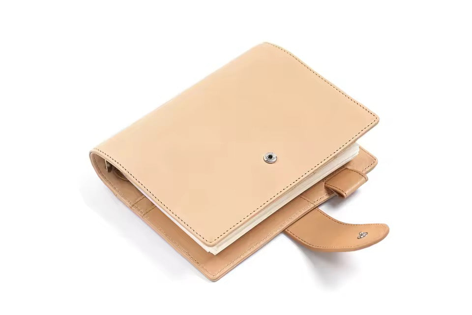 Moterm A6 Size Elite Vegetable Tanned leather Rings Planner