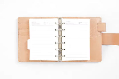Moterm Pocket/A7 Elite Vegetable Tanned Leather 25mm Rings Planner