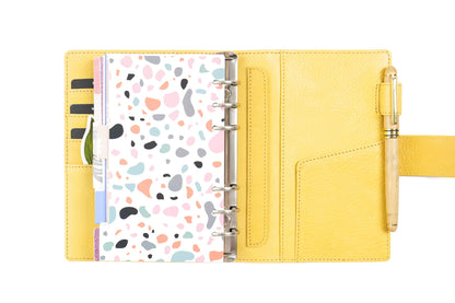 Moterm Personal Size Elite 25mm Rings Vegetable Tanned Leather Planner