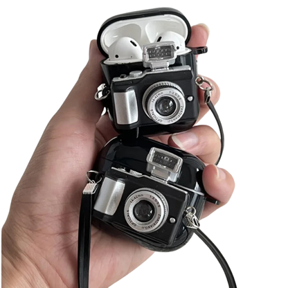 Camera airpod Case with Strap
