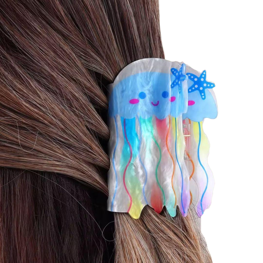 1 piece jelly fish hair claw clip
