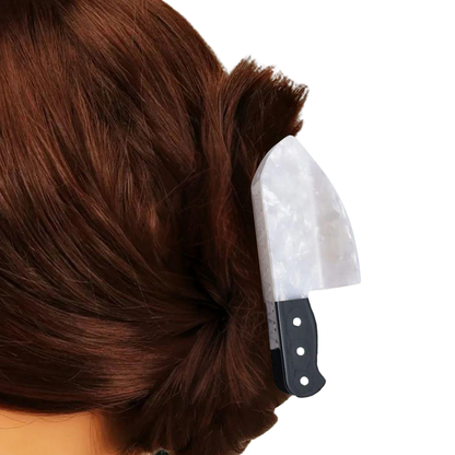 1 piece halloween knife hair claw clip