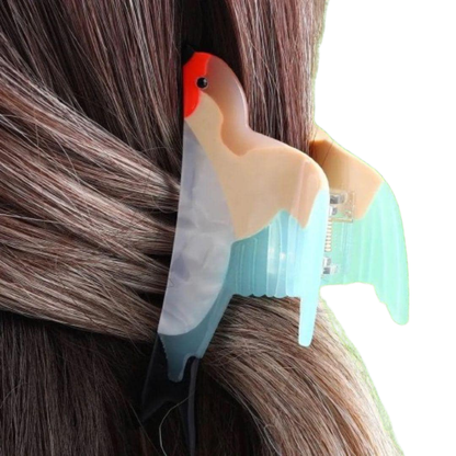 1 piece bird hair claw clip