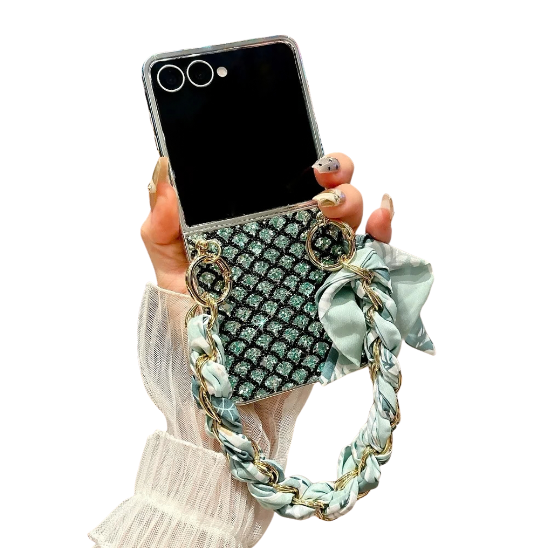 Fish Scale Texture Phone Case For Samsung Galaxy Z Flip